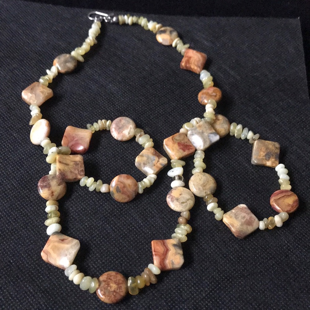 Jay King Drt 925 Genuine Stones Long Necklace